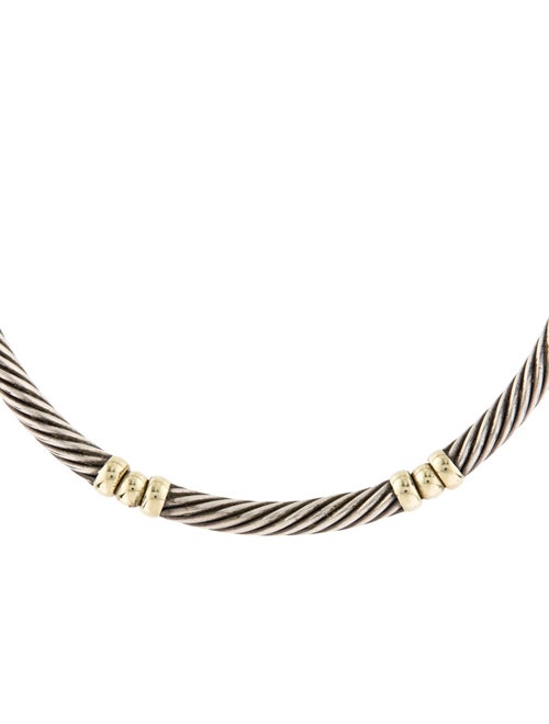 David Yurman Two-Tone Collar Necklace