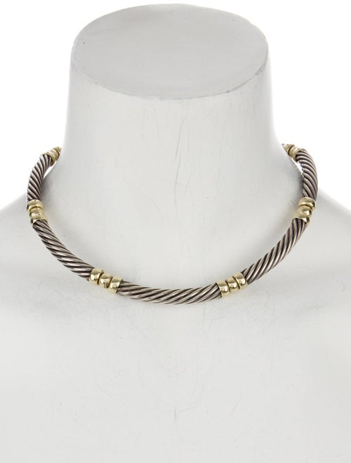David Yurman Two-Tone Collar Necklace
