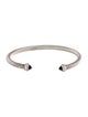 David Yurman Onyx & Diamond Classic Cable Cuff Bracelet