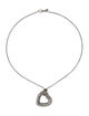 David Yurman Large Cable Heart Pendant Necklace