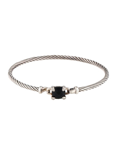 David Yurman Onyx & Diamond Chatelaine Bracelet