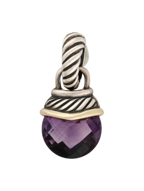 David Yurman Amethyst Acorn Pendant