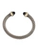 David Yurman Onyx Classic Cable Cuff Bracelet