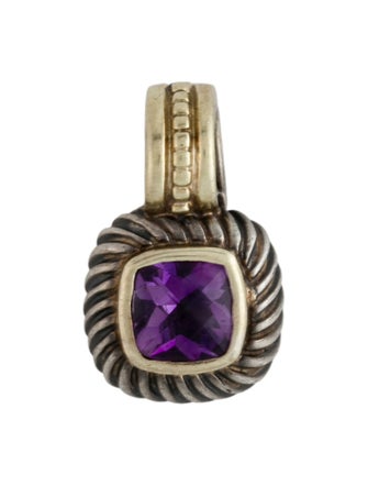 David Yurman Amethyst Albion Enhancer Pendant