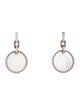 David Yurman Mother of Pearl & Diamond DY Elements Convertible Drop Earrings