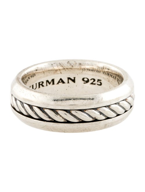 David Yurman Cable Inset Band Ring