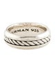 David Yurman Cable Inset Band Ring
