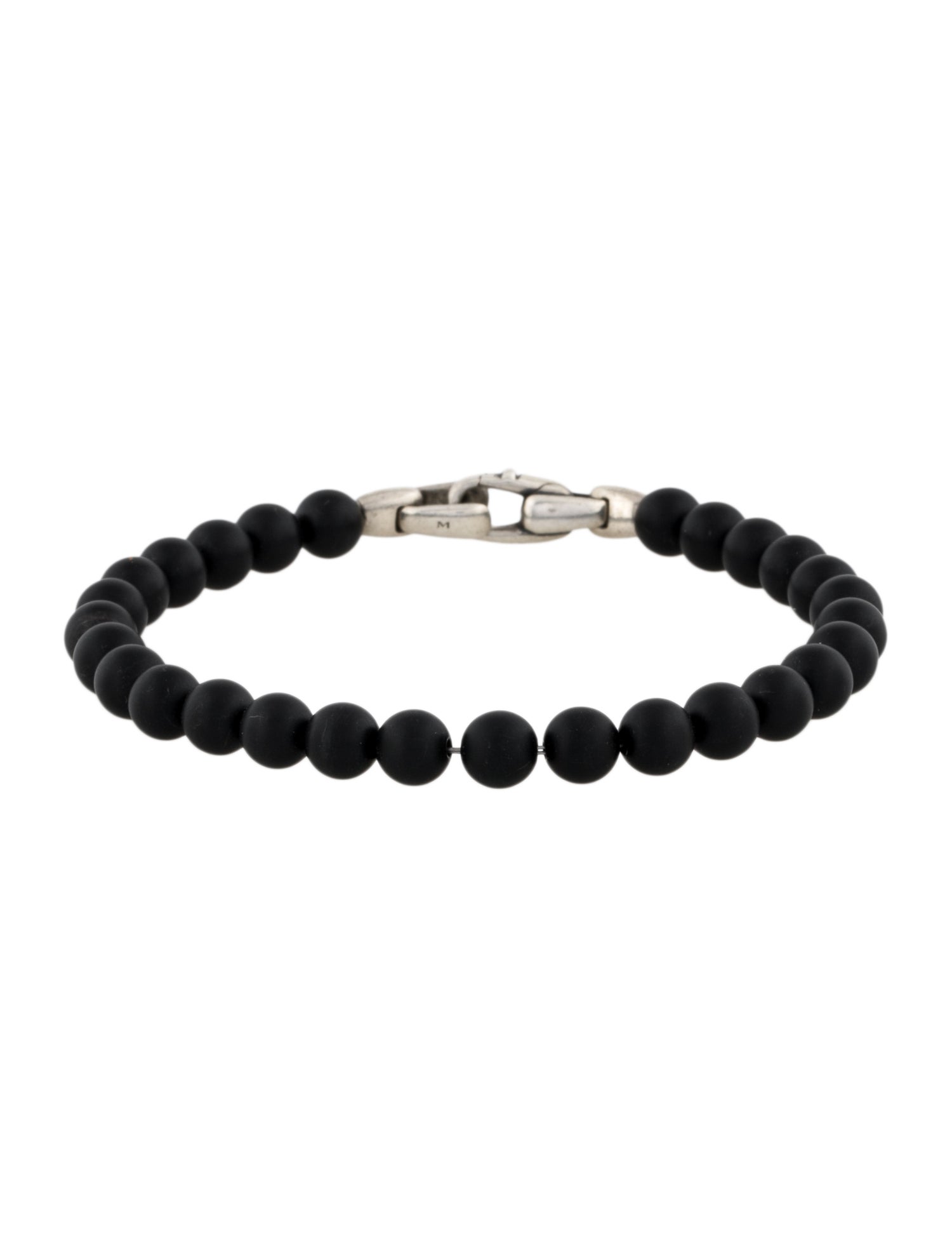 David Yurman Onyx Spiritual Bead Bracelet