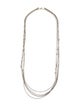 David Yurman Diamond Station Multi Chain Necklace