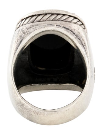 David Yurman Onyx & Diamond Albion Ring