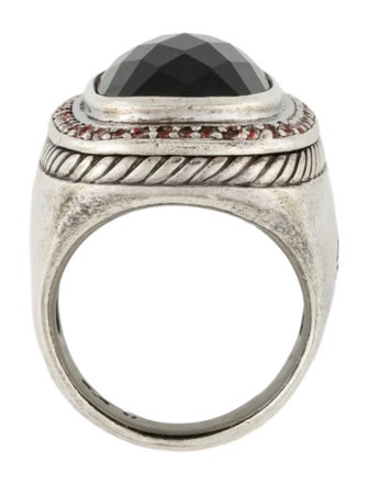 David Yurman Onyx & Diamond Albion Ring