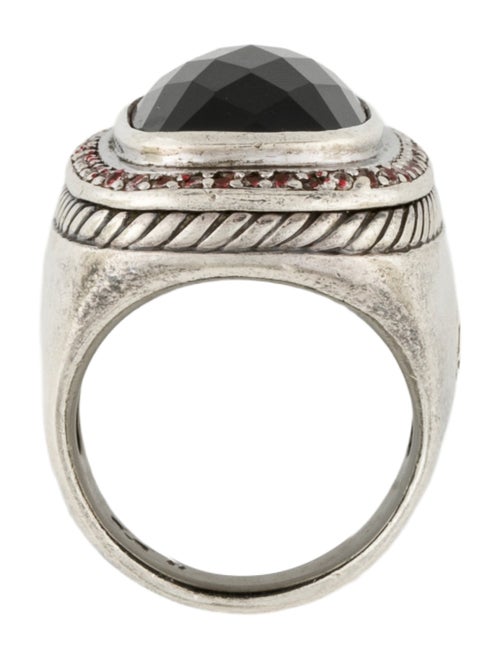 David Yurman Onyx & Diamond Albion Ring