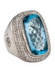 David Yurman Topaz & Diamond Cocktail Ring