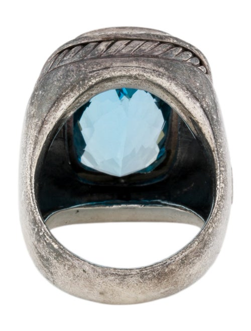 David Yurman Topaz & Diamond Cocktail Ring