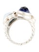 David Yurman Sapphire, Topaz & Iolite Mosaic Ring