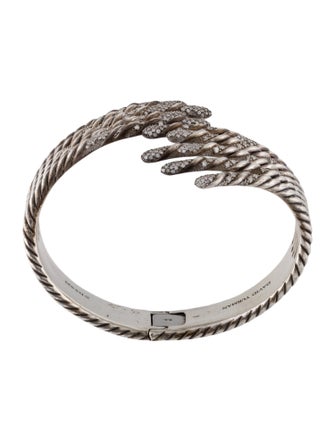 David Yurman 1.35ctw Diamond Willow Open Five-Row Bracele