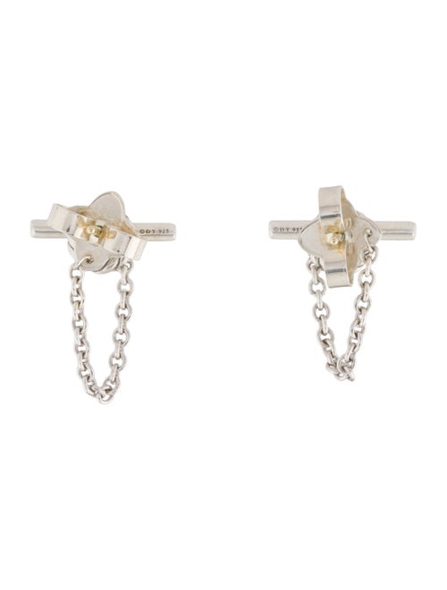 David Yurman Diamond DY Mercer® Petite Toggle Chain Stud Earrings