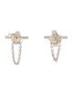 David Yurman Diamond DY Mercer® Petite Toggle Chain Stud Earrings