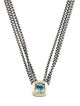 David Yurman Topaz Albion Pendant Multistrand Necklace