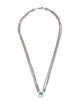 David Yurman Topaz Albion Pendant Multistrand Necklace