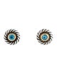 David Yurman Topaz Cookie Stud Earrings