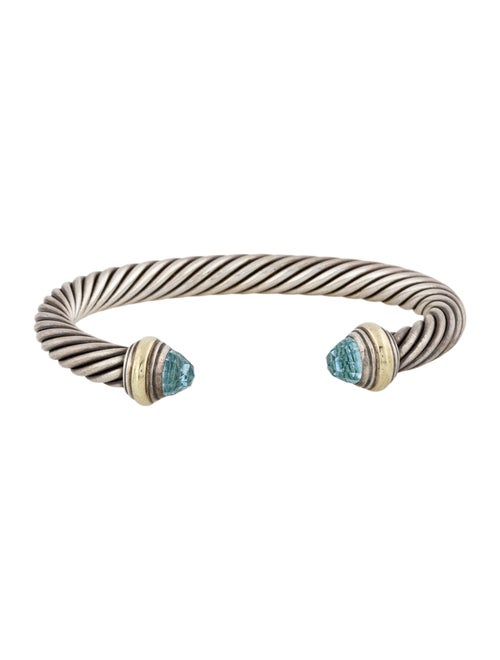 David Yurman Topaz Classic Cable Cuff Bracelet