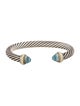 David Yurman Topaz Classic Cable Cuff Bracelet
