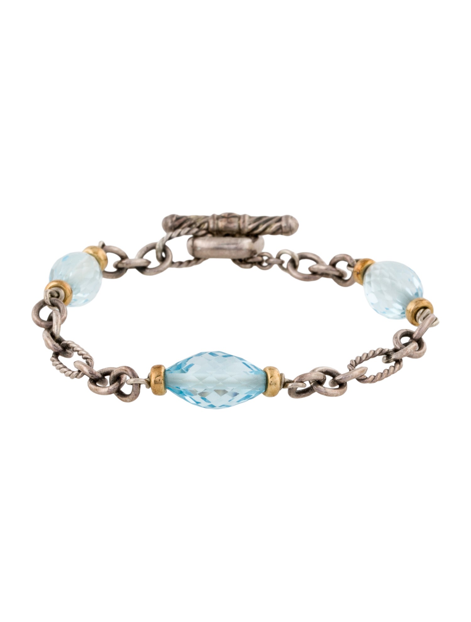 David Yurman Topaz Figaro Station Bracelet