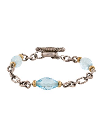 David Yurman Topaz Figaro Station Bracelet