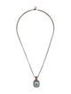 David Yurman Topaz Albion Enhancer Pendant Necklace