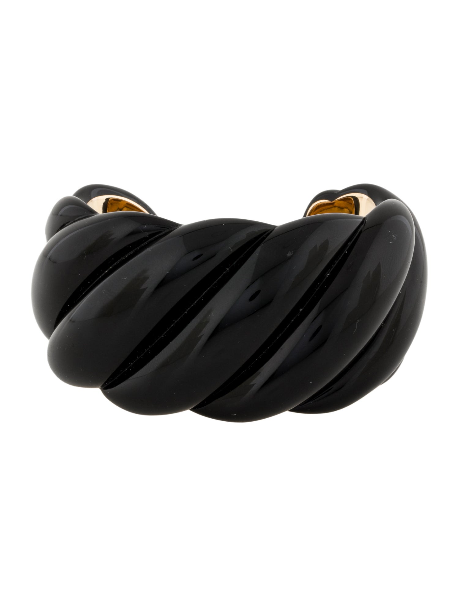 David Yurman Resin Sculpted Cable Cuff Bracelet