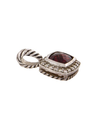David Yurman Garnet & Diamond Albion Pendant