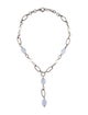 David Yurman Pearl & Chalcedony Figaro Lavalier Necklace