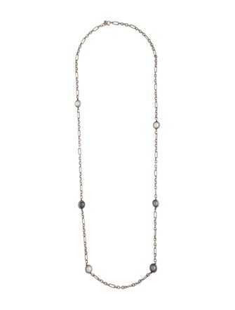 David Yurman Pearl Figaro Chain Necklace