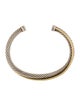 David Yurman Two-Tone Crossover Cuff Bracelet