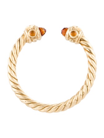 David Yurman 18K Citrine Renaissance Ring