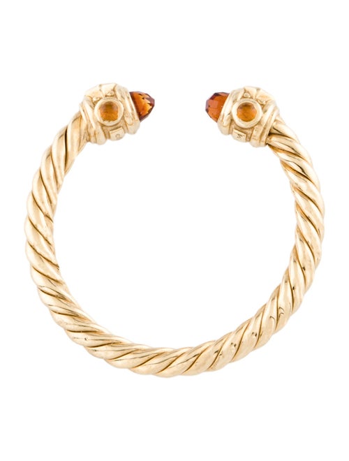 David Yurman 18K Citrine Renaissance Ring