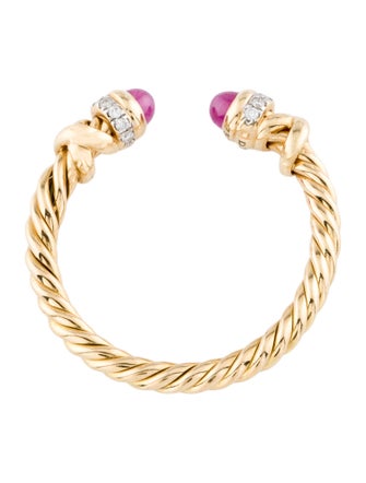David Yurman 18K Ruby & Diamond Petite Helena Ring