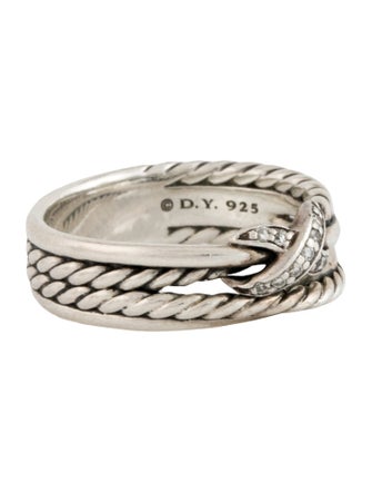David Yurman Diamond X Crossover Band