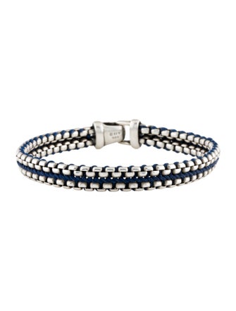 David Yurman Cord Woven Box Chain Bracelet