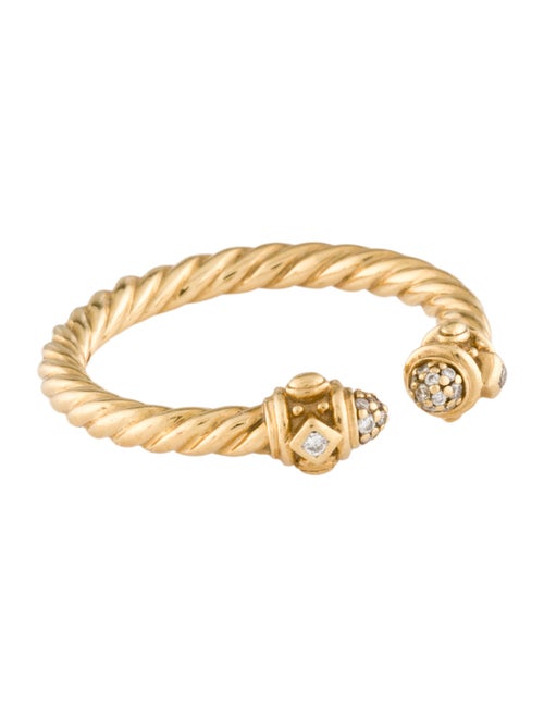 David Yurman 18K Diamond Renaissance Band