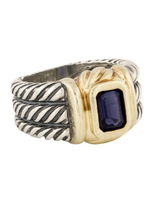 David Yurman Iolite Cable Cocktail Ring