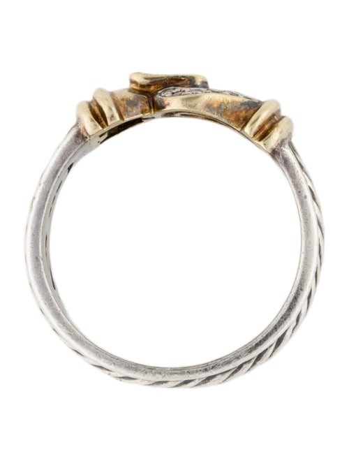 David Yurman Diamond Cable Buckle Band