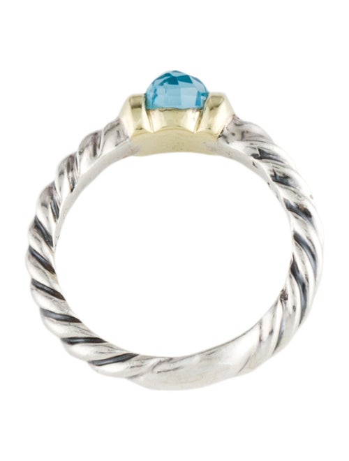 David Yurman Topaz Metro Cable Ring
