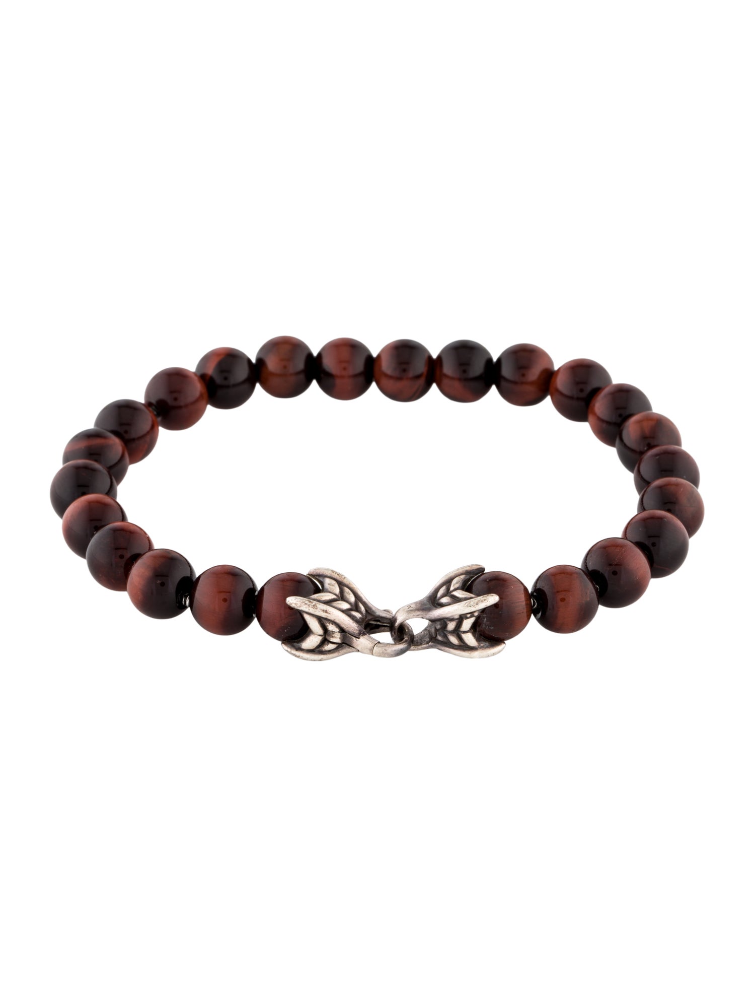 David Yurman Tiger's Eye Quartz Spiritual Beads Bracelet