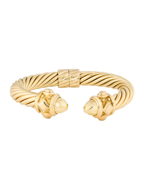 David Yurman 18K Renaissance Hinge Cuff