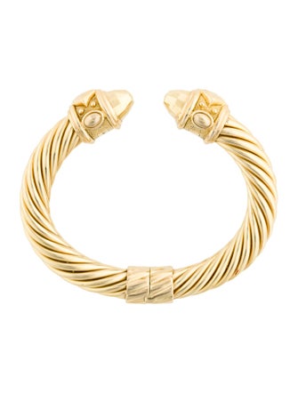 David Yurman 18K Renaissance Hinge Cuff