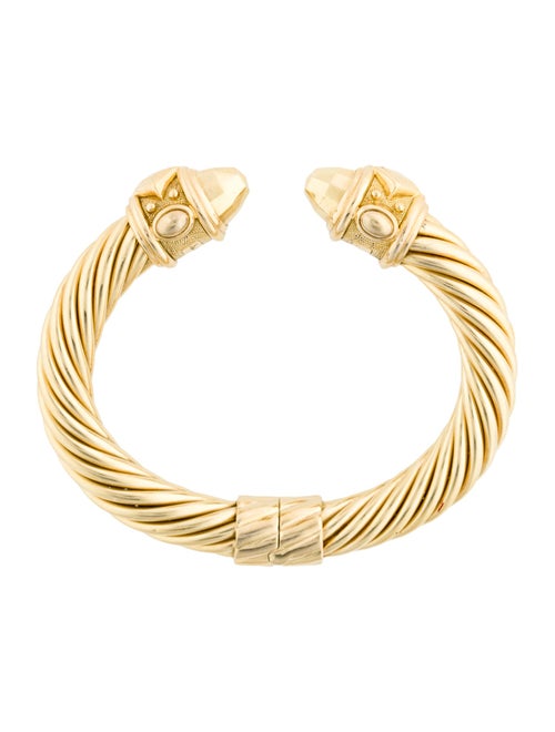 David Yurman 18K Renaissance Hinge Cuff