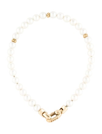 David Yurman 14K Pearl Spiritual Beads Bracelet