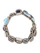 David Yurman Mother of Pearl & Multistone Mosaic Bracelet